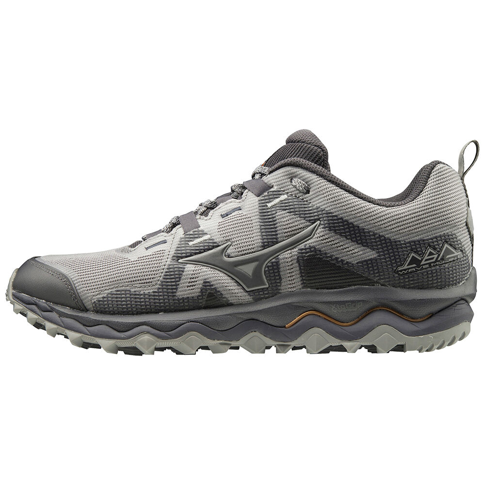 Mizuno Men's WAVE MUJIN 6 Trail Running Shoes Grey (J1GJ197036-YQU)